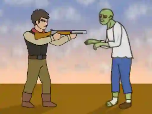 Гульня Cowboy Survival Zombie онлайн