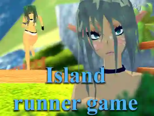 Гульня Island runner game онлайн