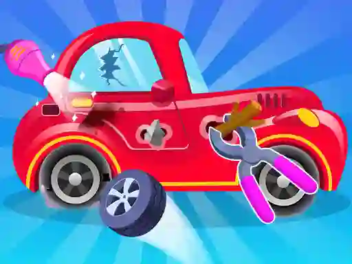 Гульня Car Care Repair DuDu Mechanic онлайн