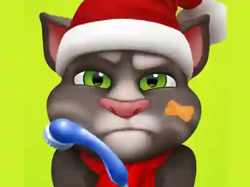 Гульня Talking Tom care Injured онлайн