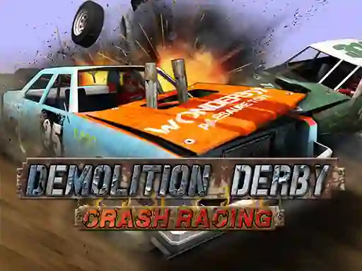 Гульня Demolition Derby Crash Racing онлайн
