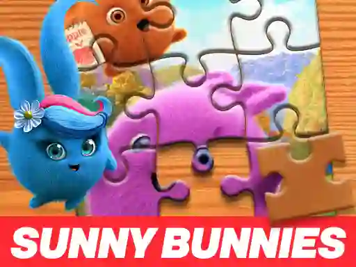 Гульня Sunny Bunnies Jigsaw Puzzle онлайн