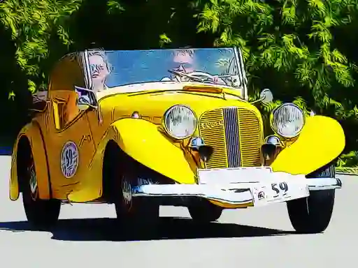 Гульня Old Cars Puzzle онлайн