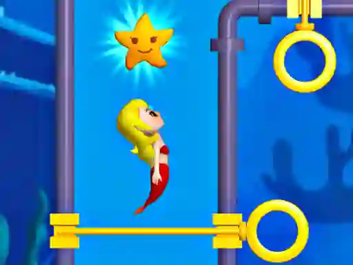 Гульня Pull Mermaid Out онлайн