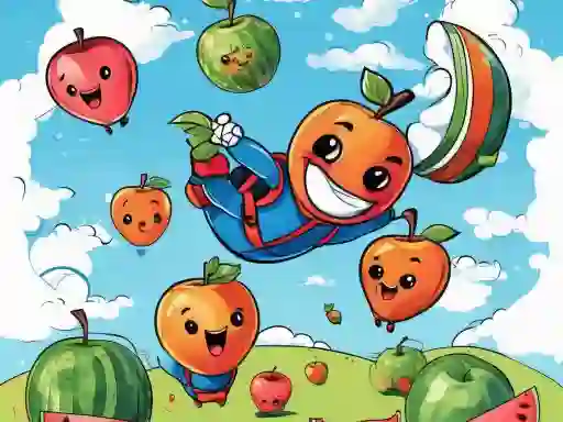 Гульня Fruit Merge game онлайн