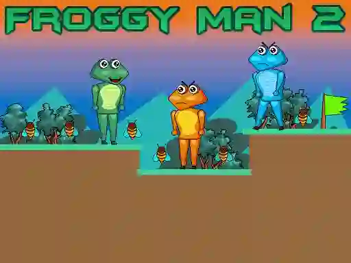 Гульня Froggy Man 2 онлайн
