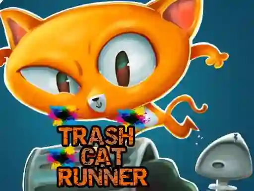 Гульня Trash Cat Runner онлайн