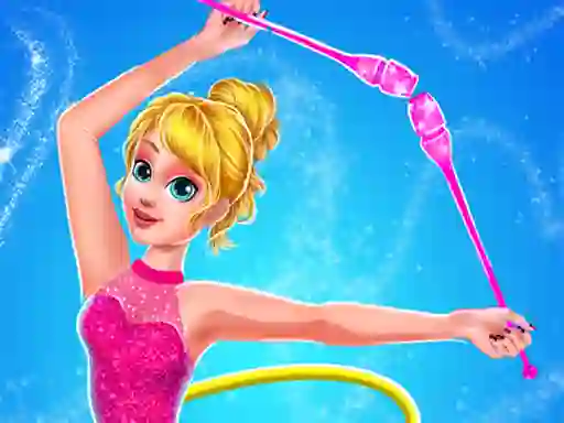 Гульня Gymnastics Games for Girls Dress Up онлайн