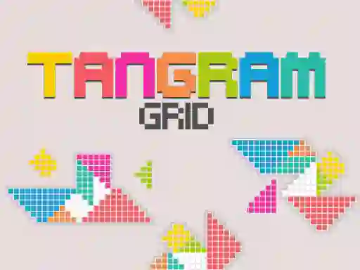Гульня Tangram Grid онлайн
