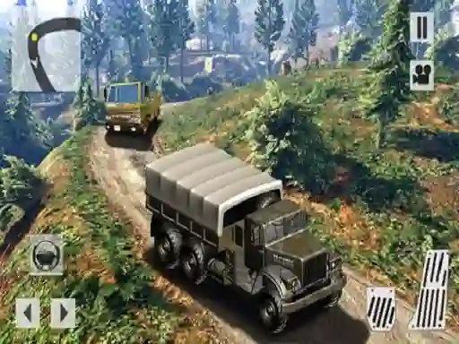 Гульня US OffRoad Army Truck Driver онлайн