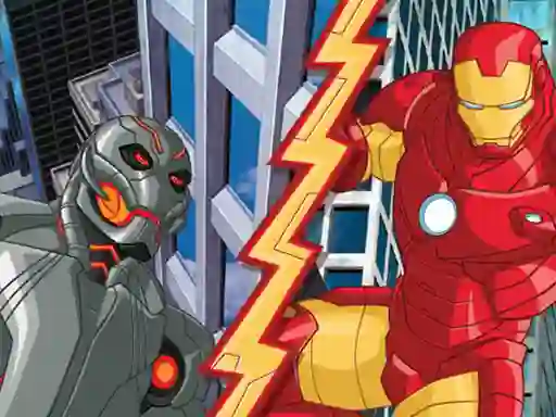 Гульня Avengers Iron Man Rise of Ultron 2 онлайн