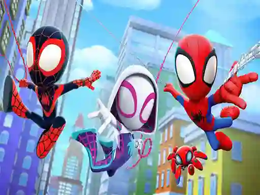 Гульня Spidey and his Amazing Friends Swing Into Action! онлайн