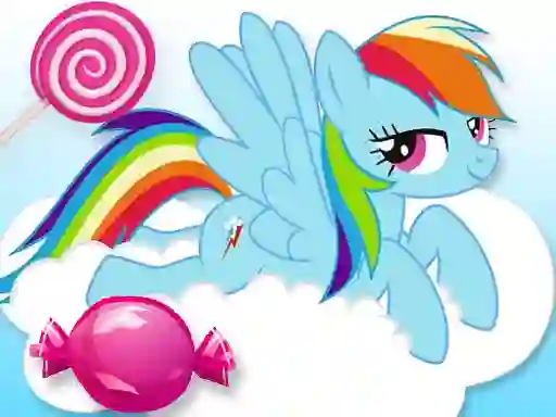 Гульня Pony Candy Run онлайн