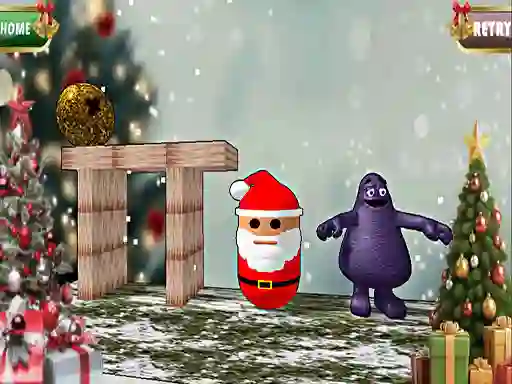 Гульня Santa Claus Grima Monster онлайн