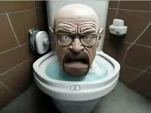 Гульня Funny Skibidi Toilet Face онлайн