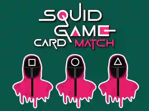 Гульня Squid Game Memory Card Match онлайн