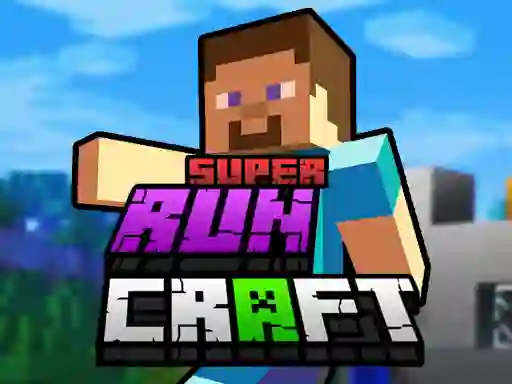 Гульня Super RunCraft онлайн