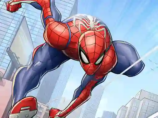 Гульня Spiderman Slide онлайн
