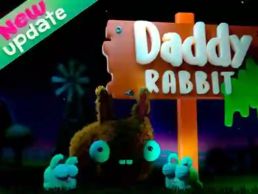 Гульня Daddy Rabbit Zombie Farm онлайн
