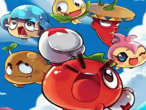 Гульня Fruit vs Monster онлайн