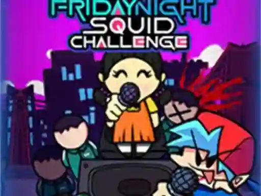 Гульня Super Friday Night Squid Challenge Game онлайн