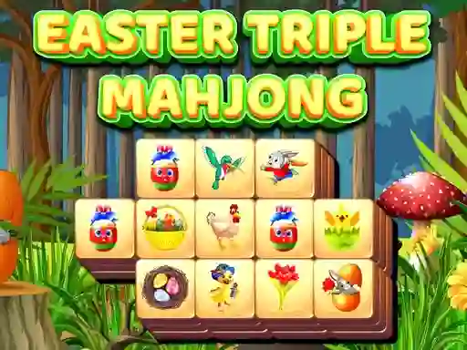 Гульня Easter Triple Mahjong онлайн