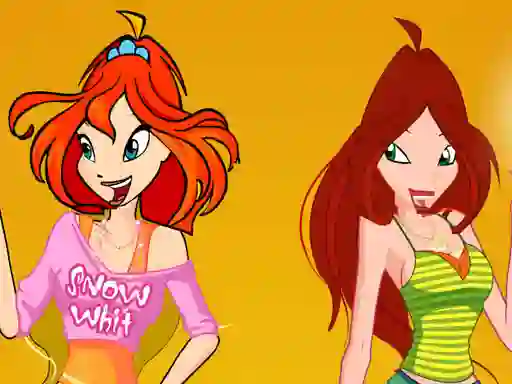 Гульня Bloom and Flora Dress Up онлайн