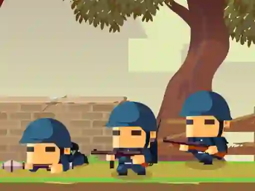Гульня Army Block Squad онлайн