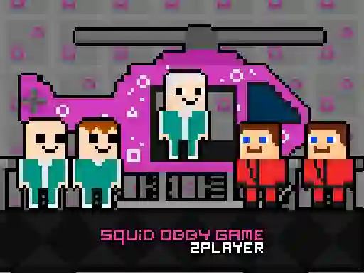 Гульня Squid Obby Game 2Player онлайн