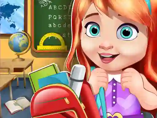 Гульня My School Doll House Games онлайн