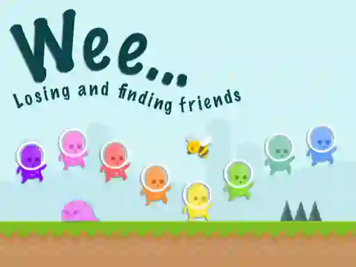 Гульня Weee Losing and finding friends онлайн
