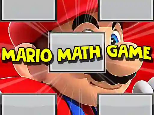 Гульня Mario Math Game онлайн