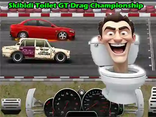 Гульня Skibidi Toilet GT Drag Championship онлайн
