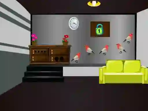 Гульня Grey Checked Room Escape онлайн