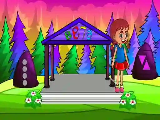 Гульня Rescue The Cute Girl онлайн