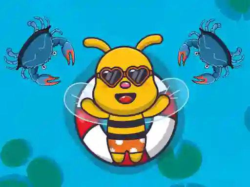 Гульня Swimming Bee онлайн