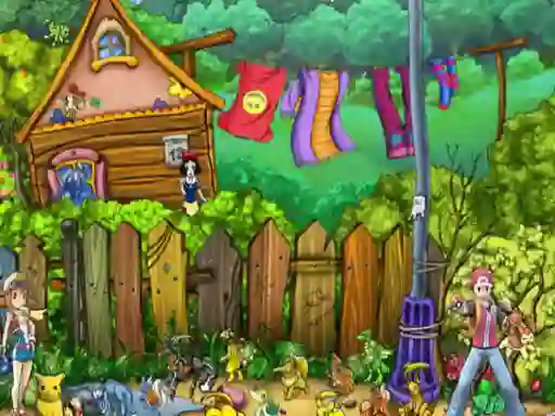 Гульня Hidden pokemon онлайн