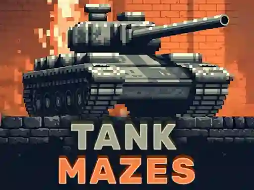Гульня Tank Mazes онлайн