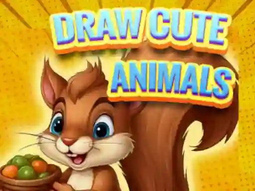 Гульня Draw Cute Animals онлайн