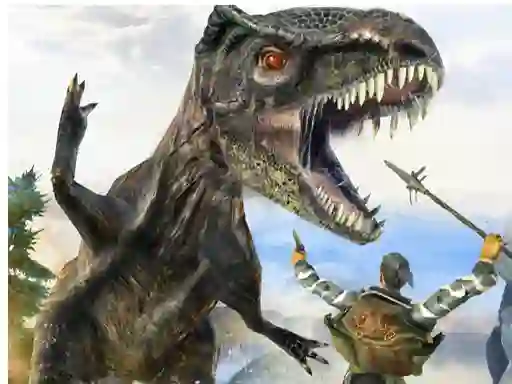 Гульня Dinosaur hunting dino attack онлайн