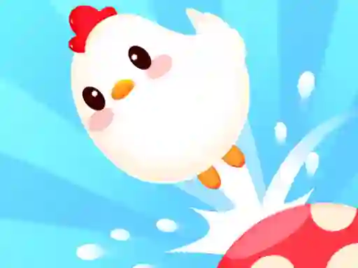 Гульня Crazy Chicken Jump онлайн