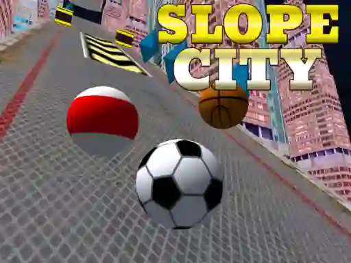 Гульня Slope City онлайн