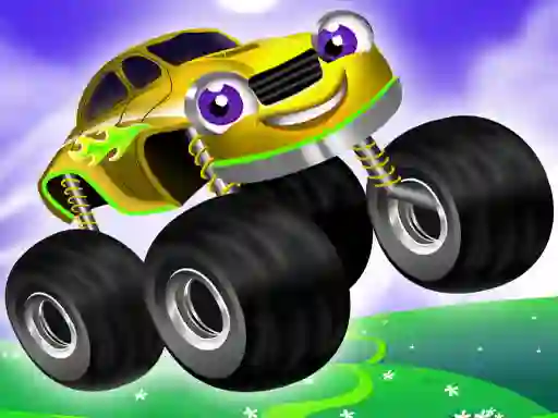 Гульня Monster Trucks Game for Kids онлайн