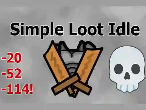 Гульня Simple Loot Idle онлайн