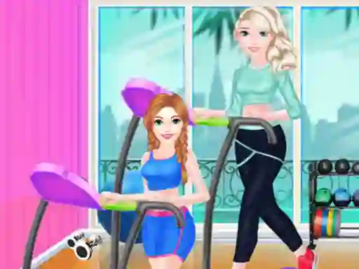 Гульня Friends Fat To Fit Day онлайн