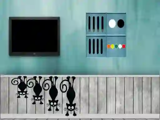 Гульня Kitty House Escape онлайн