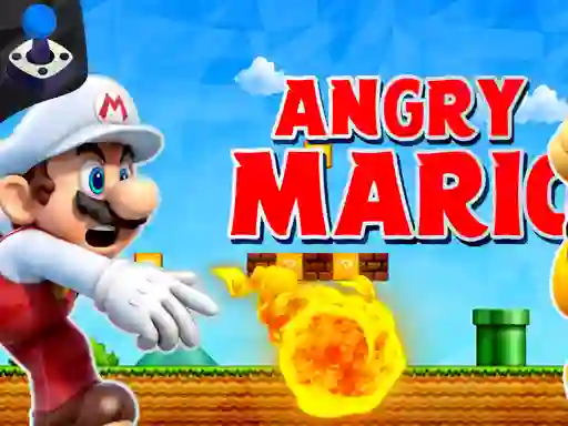 Гульня Angry Mario онлайн