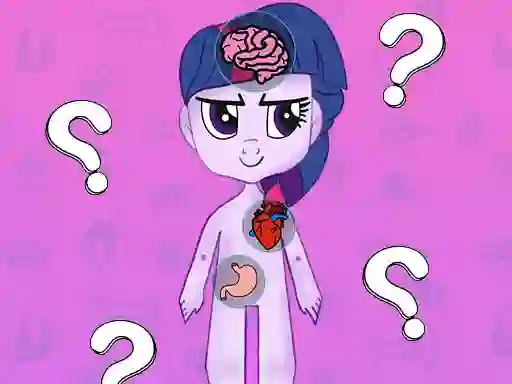 Гульня My Little Pony Learning The Body онлайн