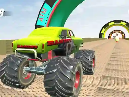 Гульня Monster Truck Extreme Stunts онлайн