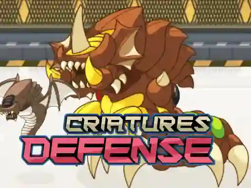 Гульня Criatures Defense онлайн